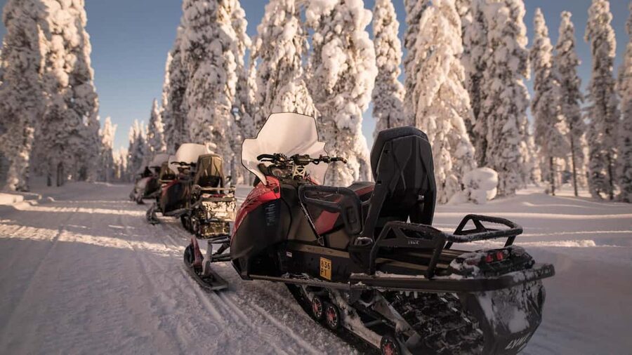Levi: Snowmobile Safari to the Levi Nature - Photo stops, hot berry juice, and a warm pause