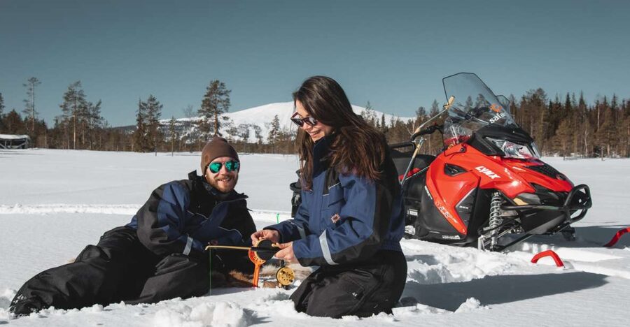 Levi: Snowmobile Safari with Ice Fishing and Outdoor Lunch - Is $221 good value?