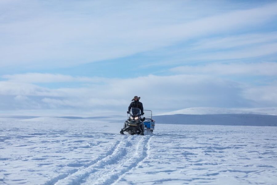 Levi: Snowmobiling Adventure - Leaving Levi for the forest trails