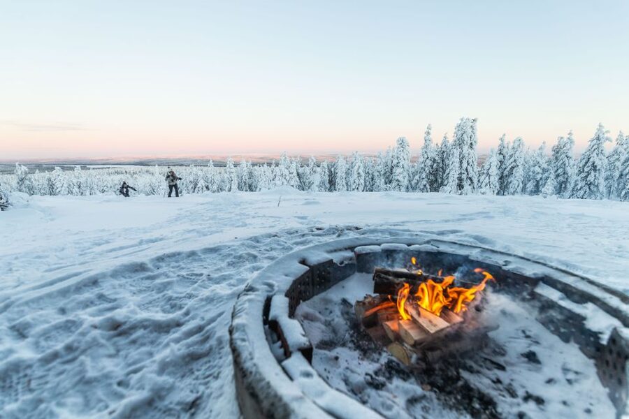 Levi: Snowshoe Adventure in the Wilderness - Getting Ready at Sirkka