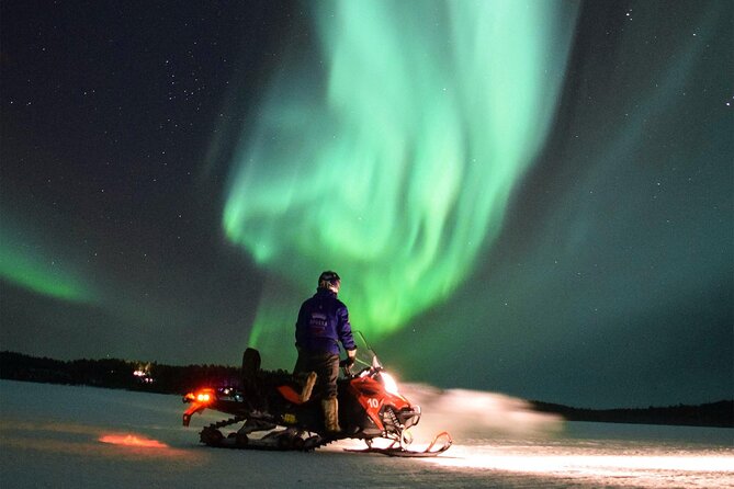 Night Snowmobile Safari, Rovaniemi - Snowmobile trails through Apukka’s dark forest