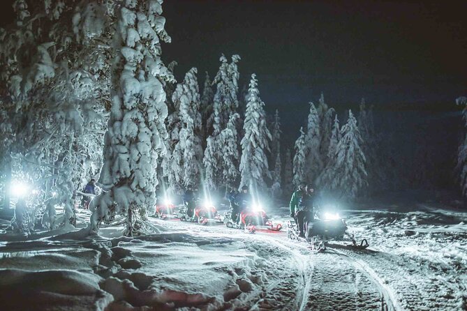 Night Snowmobile Safari, Rovaniemi - Chasing the Northern Lights without false promises