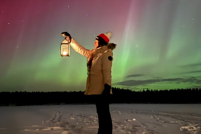 Northern Lights Adventure in the Wild with Campfire Treats - The private lake and the best viewing moments