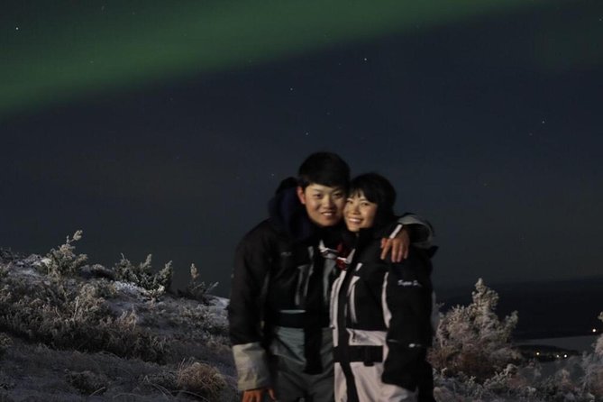 Northern lights hunting with car - Chasing clear sky beyond Luosto