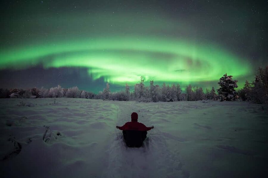 Polar Night Snowshoe Trek - Starting at Xwander headquarters in Ivalo