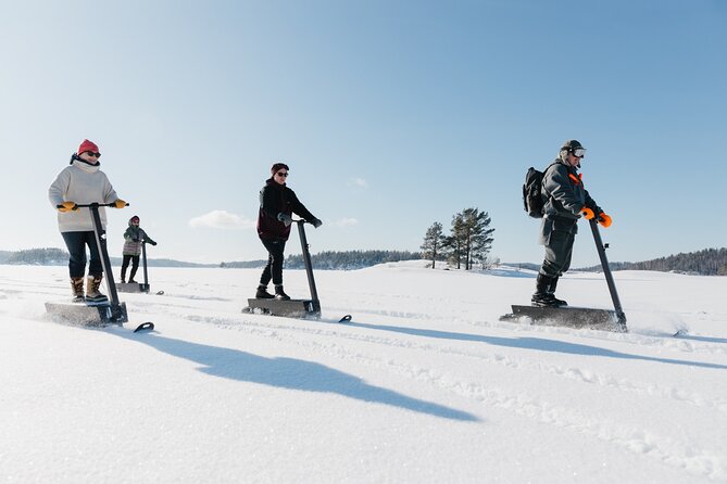 Private Driving Snow Scooters Experience in Finland - Meeting the eLyly at Lake Saimaa
