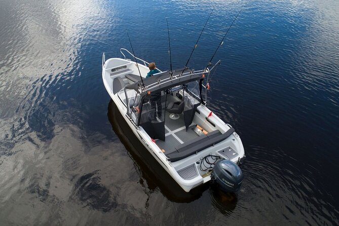 Private Guided Fishing Boat Tour in Rovaniemi - A swim can turn fishing into a full river afternoon