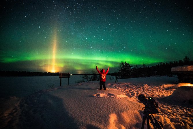 Private Northern Lights photography tour in Rovaniemi - What happens at the first stop