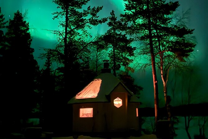 Private Traditional Sauna, Ice Dip and Dinner in the Wilderness - Waiting for the Northern Lights