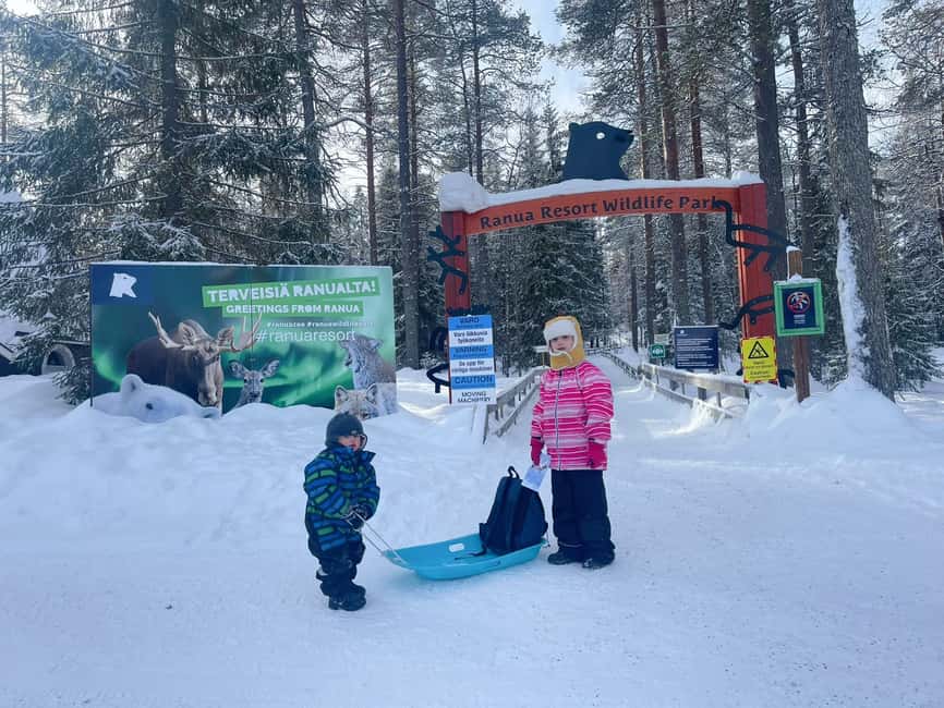 Ranua Wildlife zoo tour with lunch buffet included - Meeting Finnish animals before the polar bears