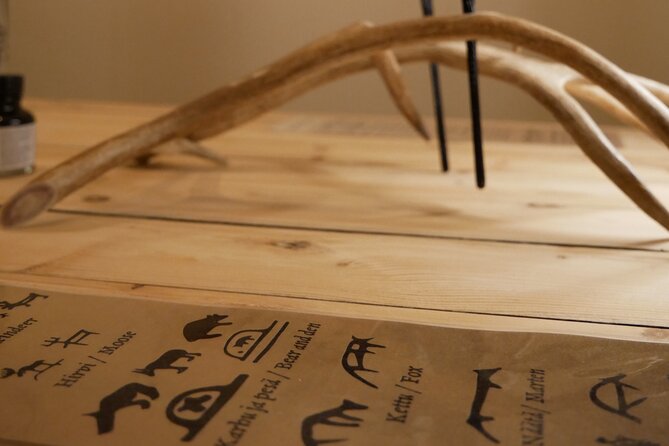 Reindeer Antler Workshop - Using the glass pen and ink