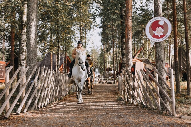 Riding Tour with Finnhorses at Santa Claus Village - The campfire ending with cookies and a hot drink