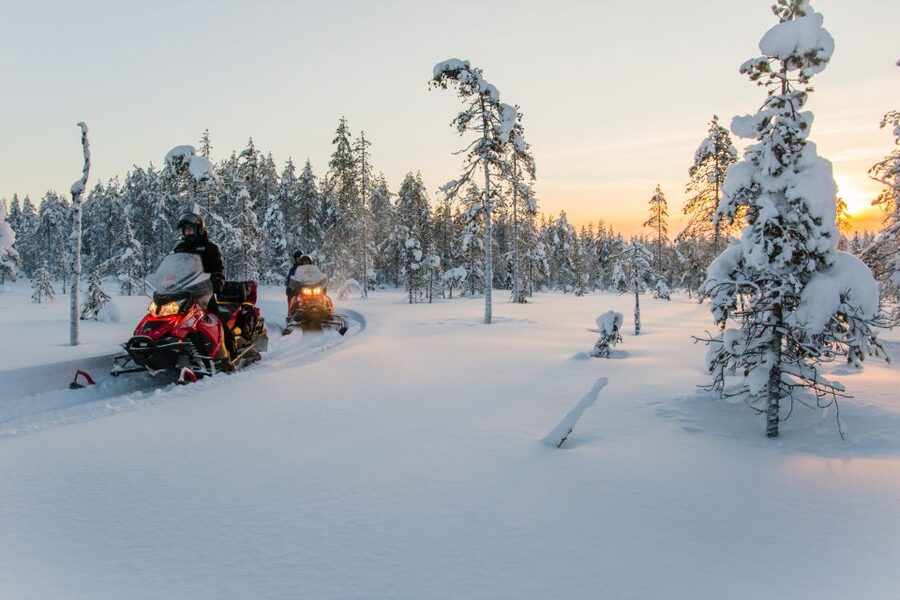 Rovaniemi: 2-Hour Snowmobiling Experience - Into the forests and up the hills