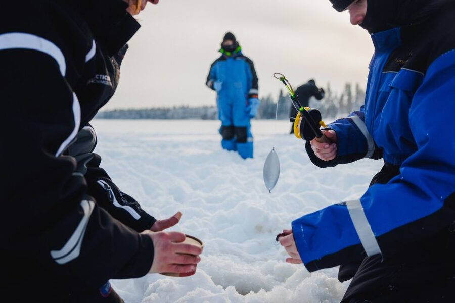 Rovaniemi: Arctic Circle Ice Fishing Experience - The catch is luck, not the measure of success
