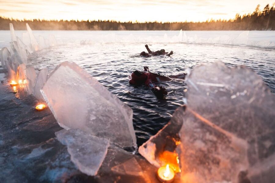 Rovaniemi: Arctic Ice Floating and Northern Lights Tour - Why the protective suit matters