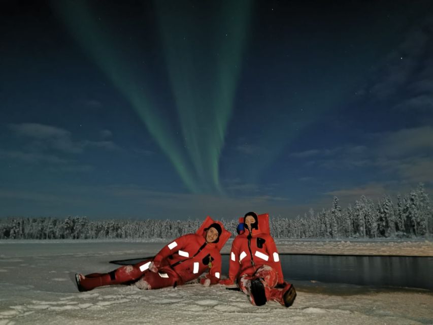 Rovaniemi: Arctic Ice Floating and Northern Lights Tour - From nervous first step to quiet floating