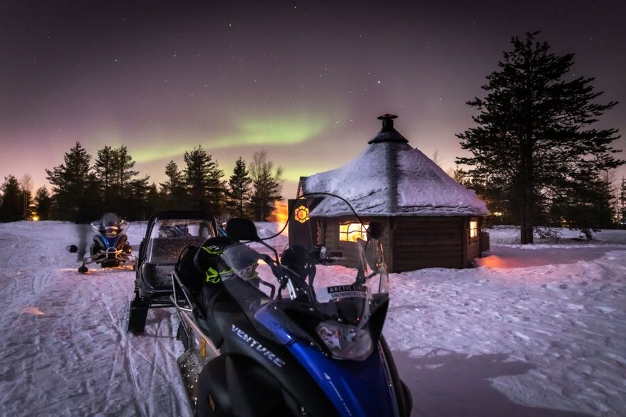 Rovaniemi: Aurora Borealis Snowmobile Safari with Campfire - Group size, timing, and the return to Rovaniemi