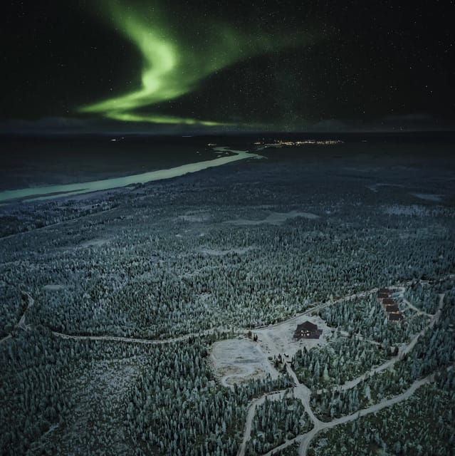 Rovaniemi: Aurora Hunting Tour in the Forest with Hot Drinks - From city pickup to the forest