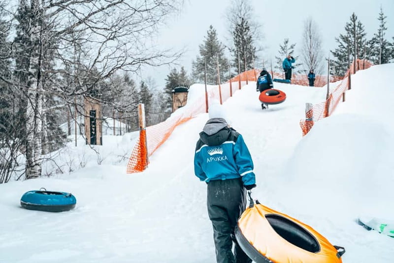 Rovaniemi: Full-Day Snow and Fun Activities - Meeting and feeding the reindeer