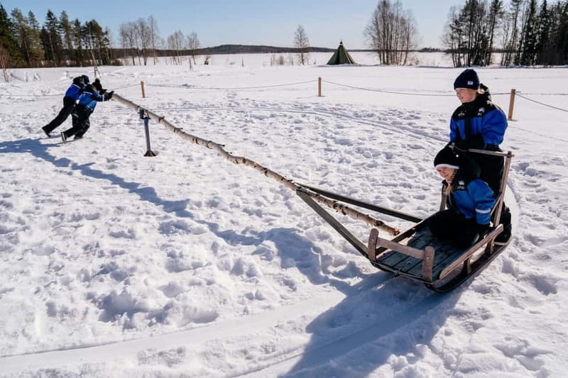 Rovaniemi: Full-Day Snow and Fun Activities - Snowshoeing, skiing, and playful snow stops