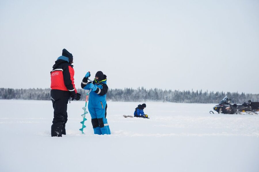 Rovaniemi: Ice Fishing & Snowmobile Safari Combo Day - What the price includes, and what it does not