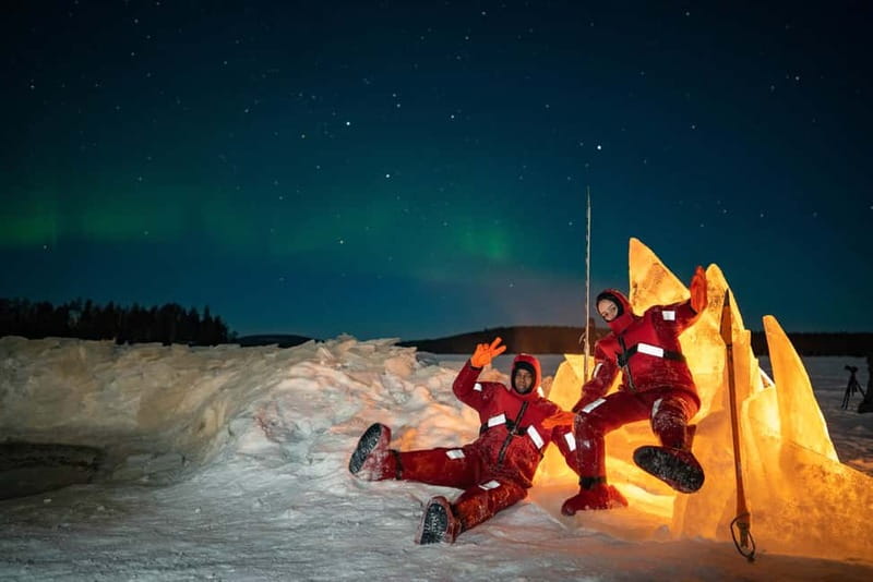 Rovaniemi: Ice Floating in Forest Lake with Aurora Borealis - Key points to know before you book