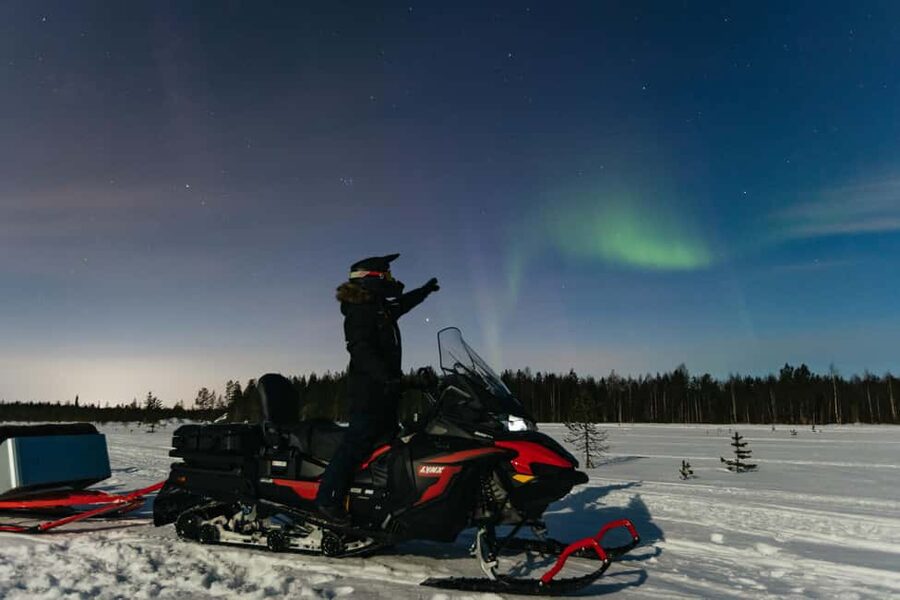 Rovaniemi: Northern Lights Family-Friendly Snowmobile Safari - Practical rules and cancellation