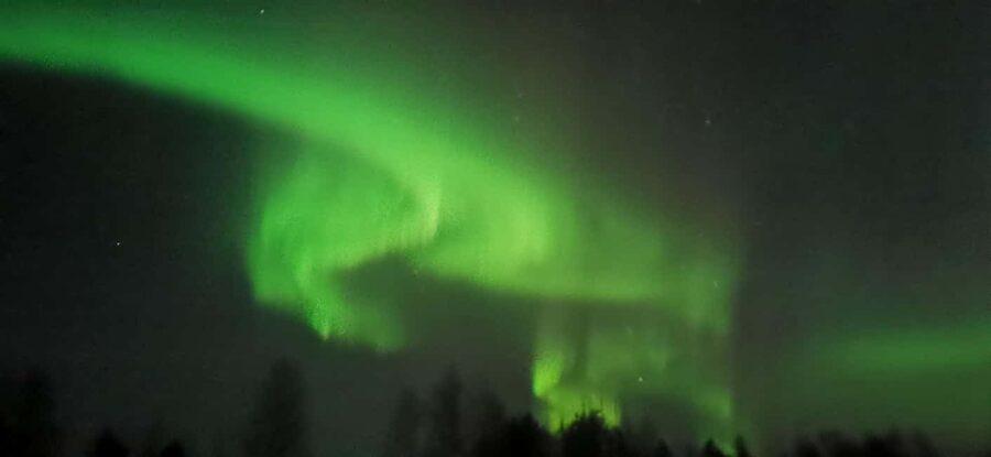 Rovaniemi:Northern Lights Hunt in Lapland Wilderness - Campfire stories, sausages, and Finnish warmth
