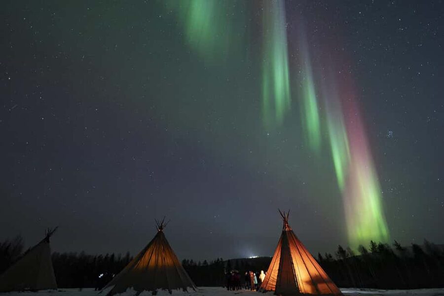 Rovaniemi: Northern Lights Photography Tour & BBQ - A campfire meal with a clear Finnish accent