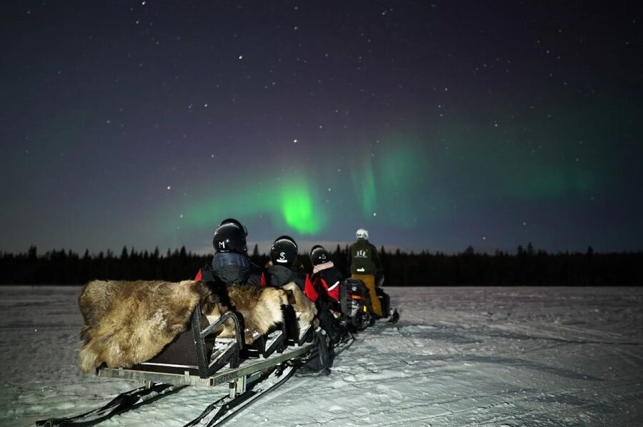 Rovaniemi: Northern Lights Sleigh Ride - What the $58 price includes