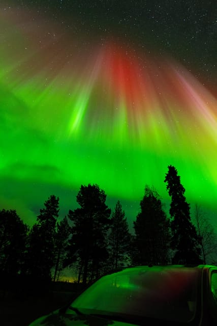 Rovaniemi: Northern Lights Tour with Guarantee - The minibus ride into darker country