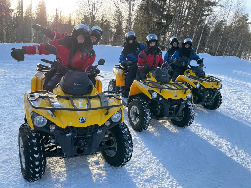 Rovaniemi: Quad Bike Ride and Ice Fishing - The guides and the feel of the outing