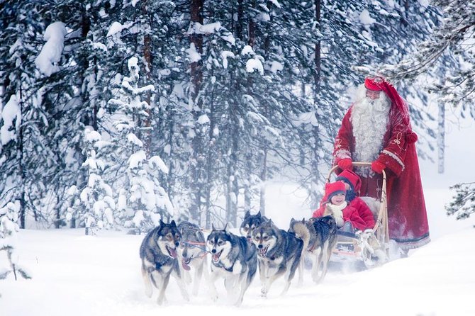 Rovaniemi Santa Claus Village Husky Reindeer Farm Arctic Museum - Ounasvaara hill gives you a quick view of Rovaniemi