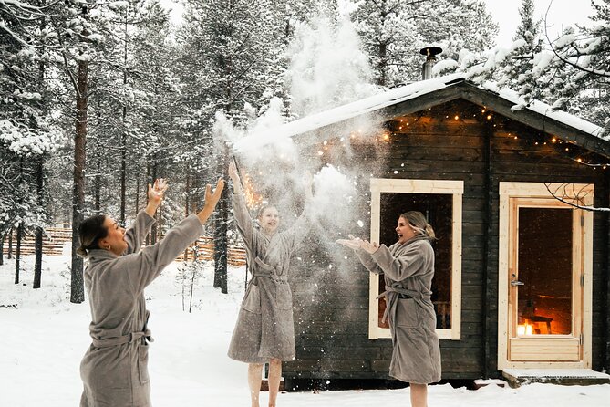 Rovaniemi Sauna World with a Hot Tub, Jacuzzi and Cold Pool - Six sauna styles in one forest park