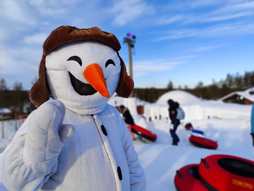 Rovaniemi: Snowman World Entrance Ticket - Start with the slides and snow tubing