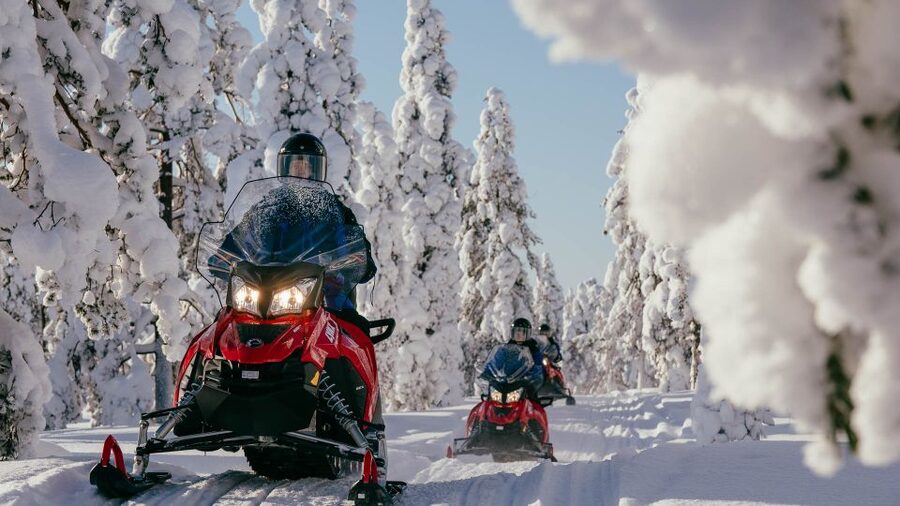 Rovaniemi: Snowmobile Adventure Tour for Adults Only - From Rovaniemi pickup to the Wild Nordic base