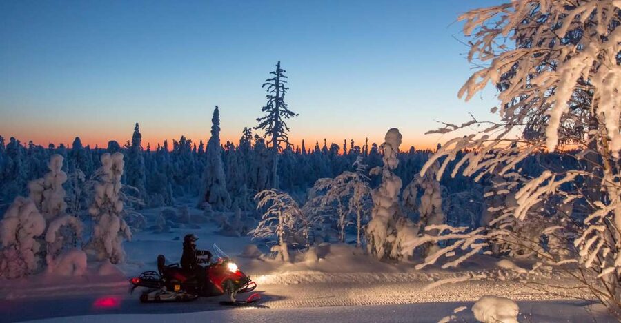 Rovaniemi: Snowmobile Safari & Campfire Evening Escape - A campfire with sausages and Lappish flavors