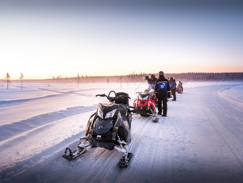 Rovaniemi: Snowmobile Safari into the Arctic Circle Forest - Riding through forest trails and frozen open ground