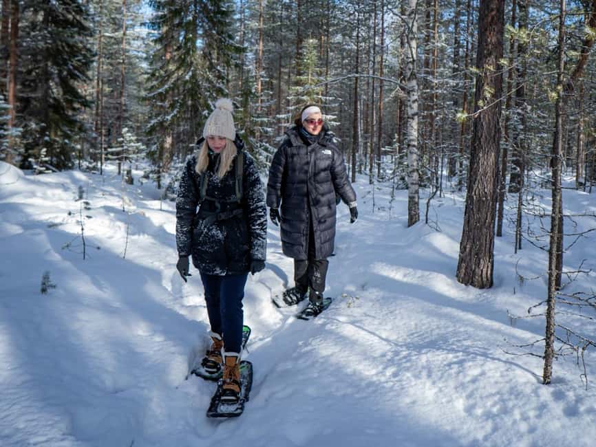 Rovaniemi: Snowshoe Adventure at Vikaköngäs & Barbeque - What the $124 price really covers