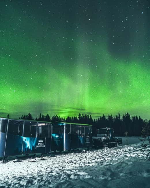 Rovaniemi: Snowtrain to Northern Lights Camp - The Snowtrain ride from Rovaniemi into the Arctic night