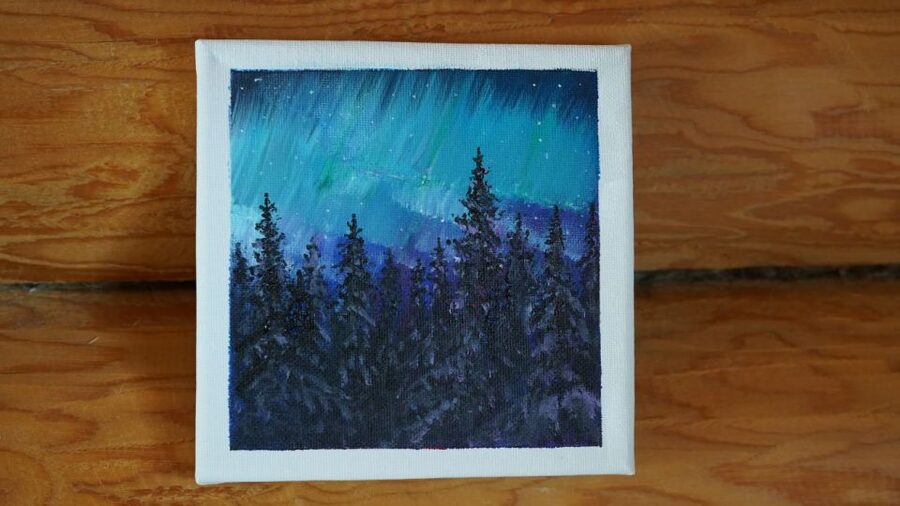 Rovaniemi: Workshop - Aurora painting - Key points to know before you book