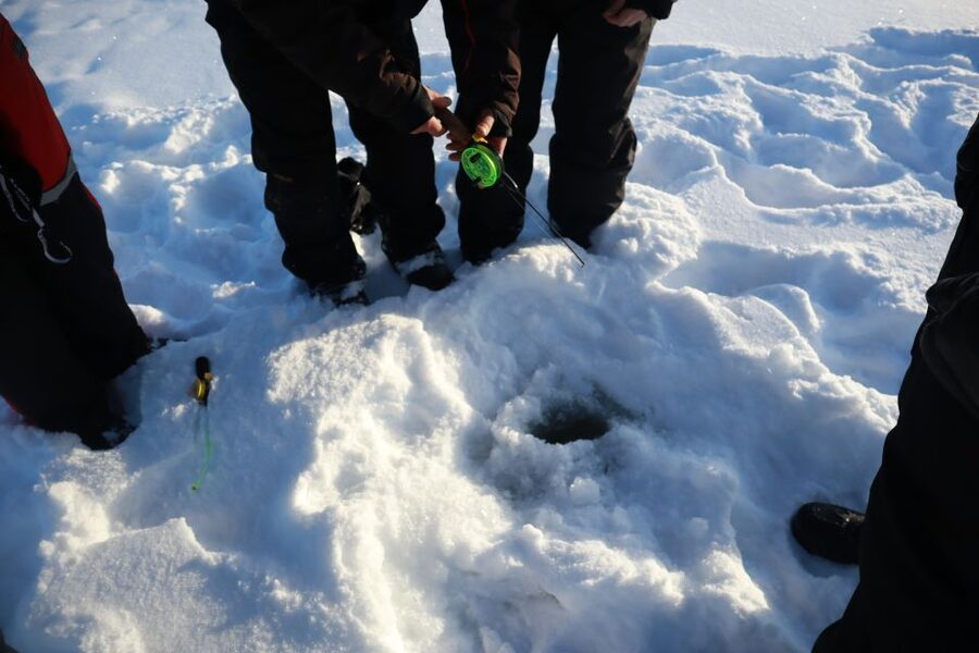 Ruka: Ice fishing trip - How the three hours are best understood