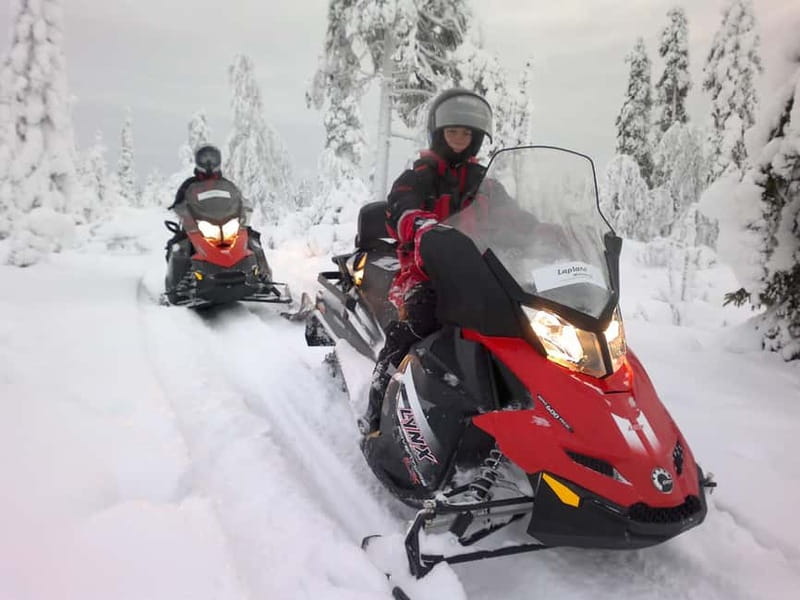 Saariselka: Snowmobile Safari on Tundra with BBQ - Three hours, with the ride split around the break