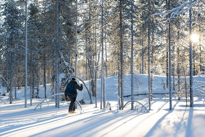 Ski Trek to the Wilderness - Extra Small group - Learning to use broad trekking skis