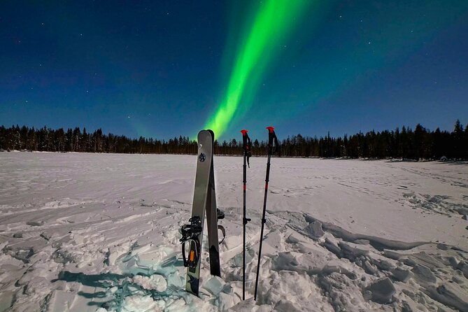 Ski Trekking under the Northern Lights - Leaving Rovaniemi for the Arctic night