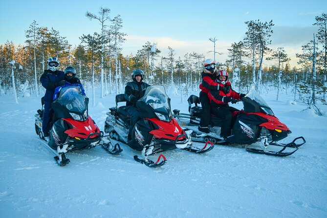 Small-Group Snowmobile Experience in Rovaniemi - A real break beside the fire