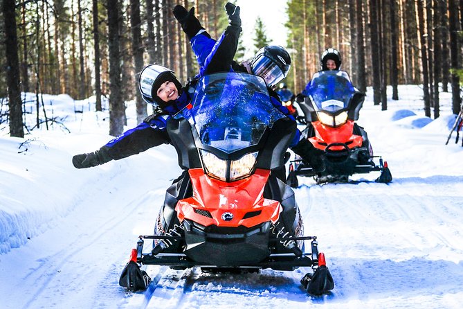 Snowmobile Safari in the Nature - Morning start - Warm drinks, snacks, and a possible tipi meal