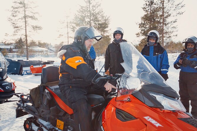 Snowmobile Safari into the Arctic Circle Forest - The cold-weather equipment is part of the value