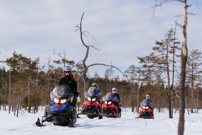 Snowmobile Safari into the Wilderness, Apukka Resort Rovaniemi - Leaving Rovaniemi for Apukka Resort
