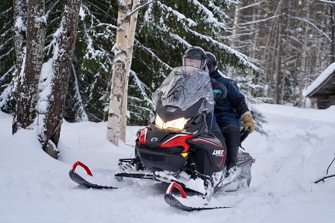 Snowmobile Safari to the Wilderness - Leaving Rovaniemi for the Arctic woods